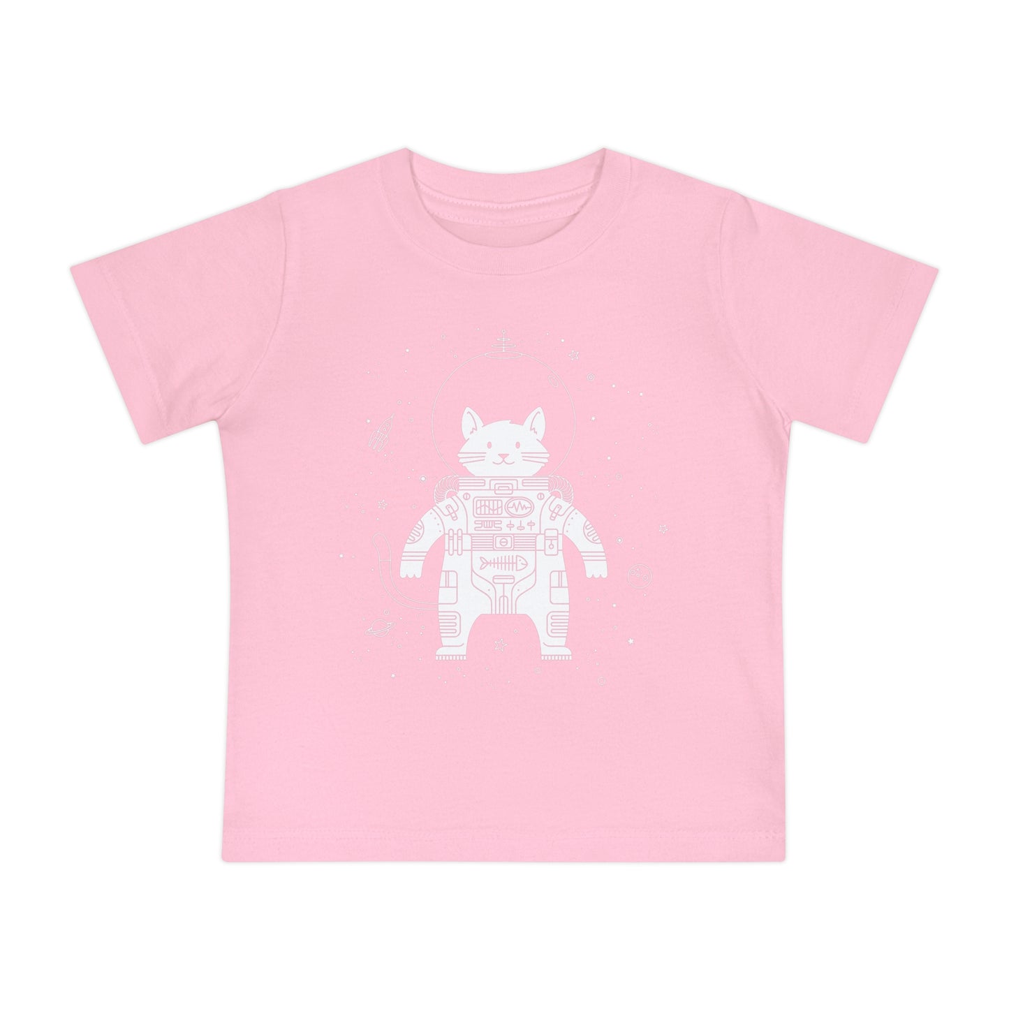 Cat in Space Baby Graphic Tee