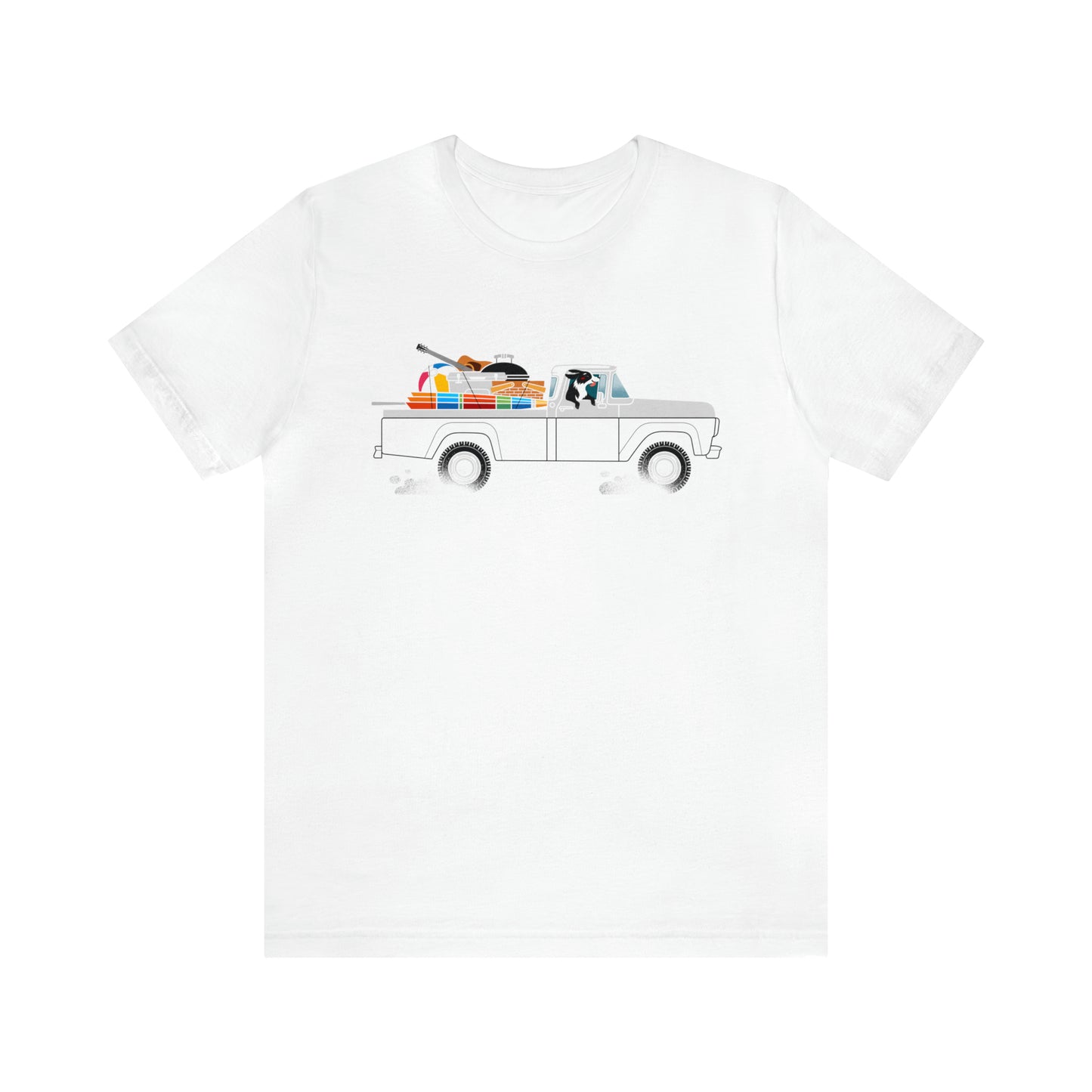 Ford Truck Beach Dog Women's Graphic Tee