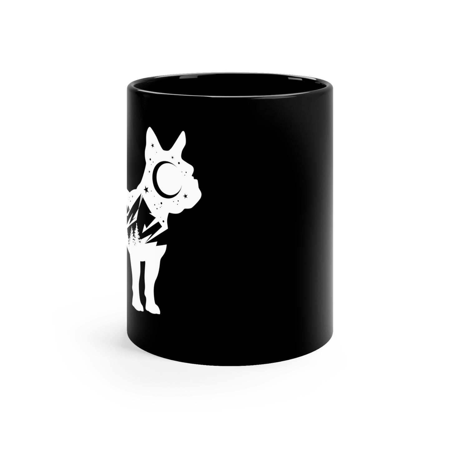 Mountain Dog Ever 11oz Black Mug