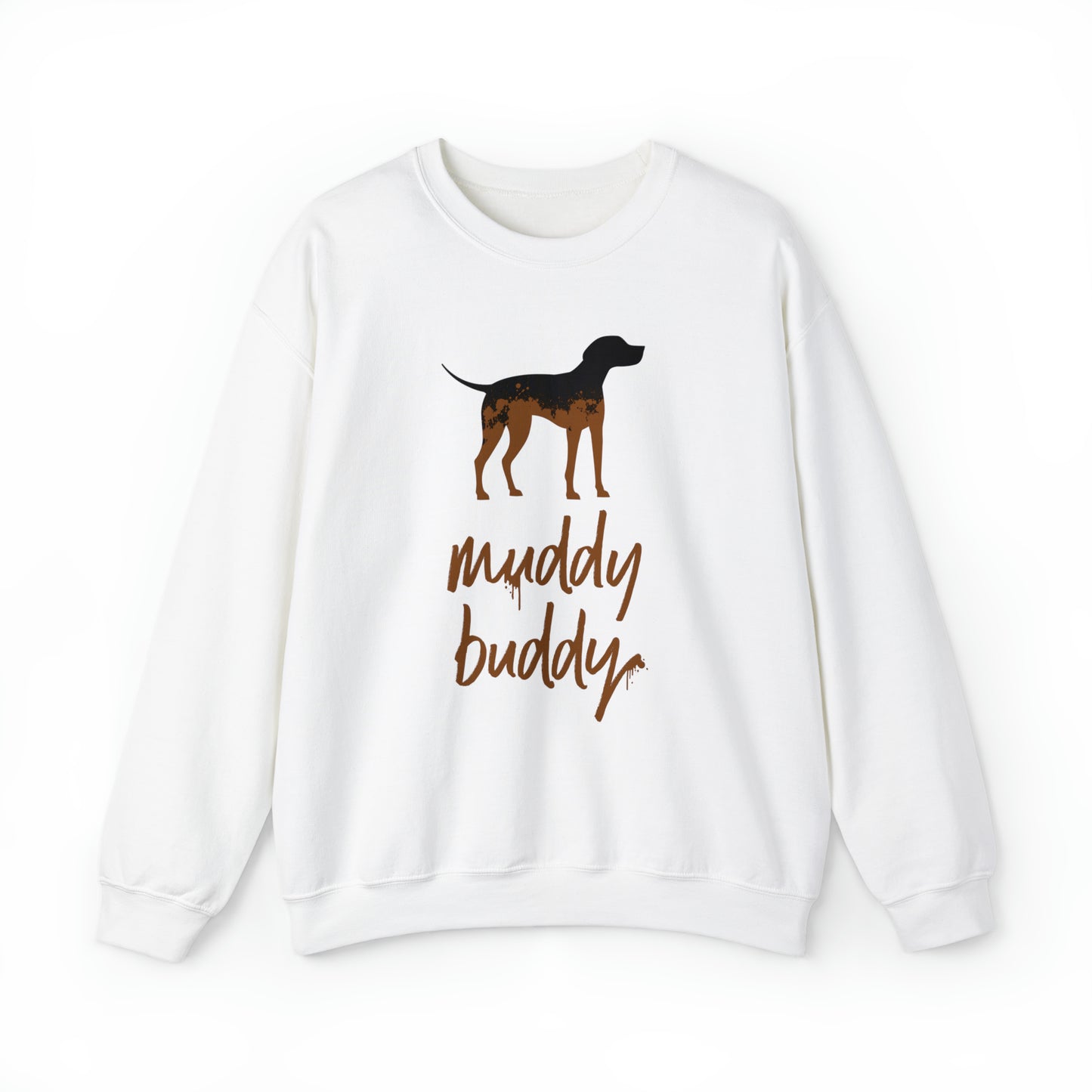 Muddy Buddy Men's Heavy Blend Crewneck Sweatshirt