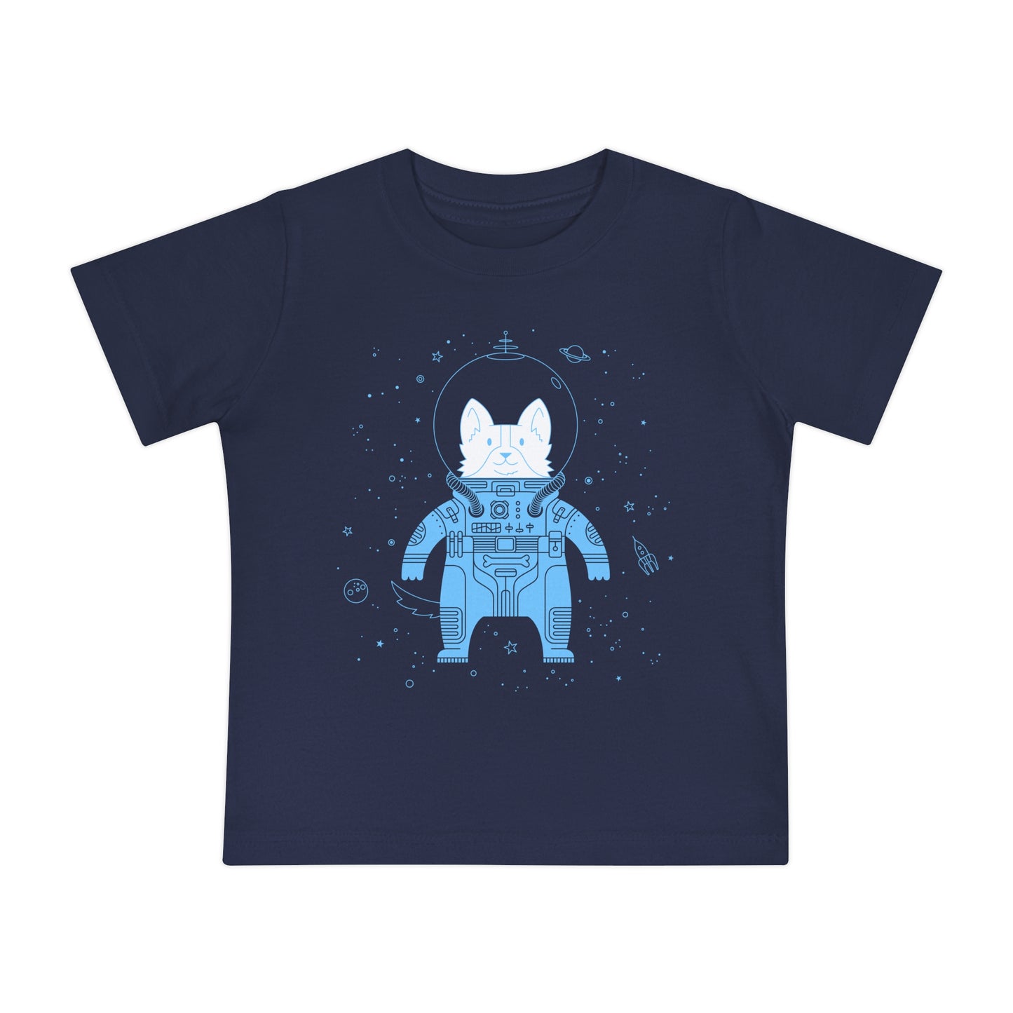 Dog in Space Baby Graphic Tee