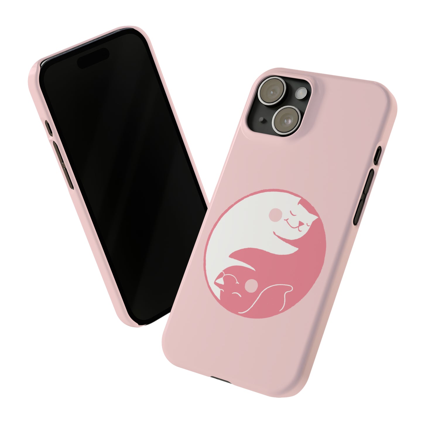 Yin Yang Dog & Cat iPhone Case