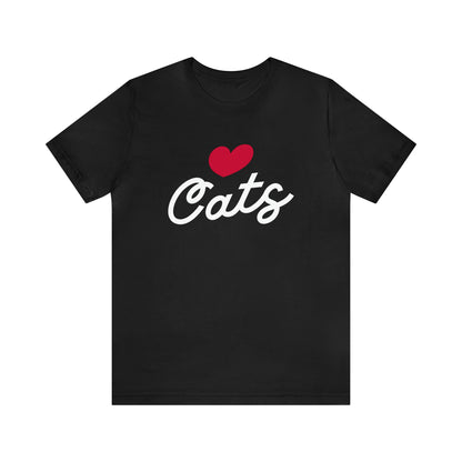 Love Cats Script Women's Graphic Tee