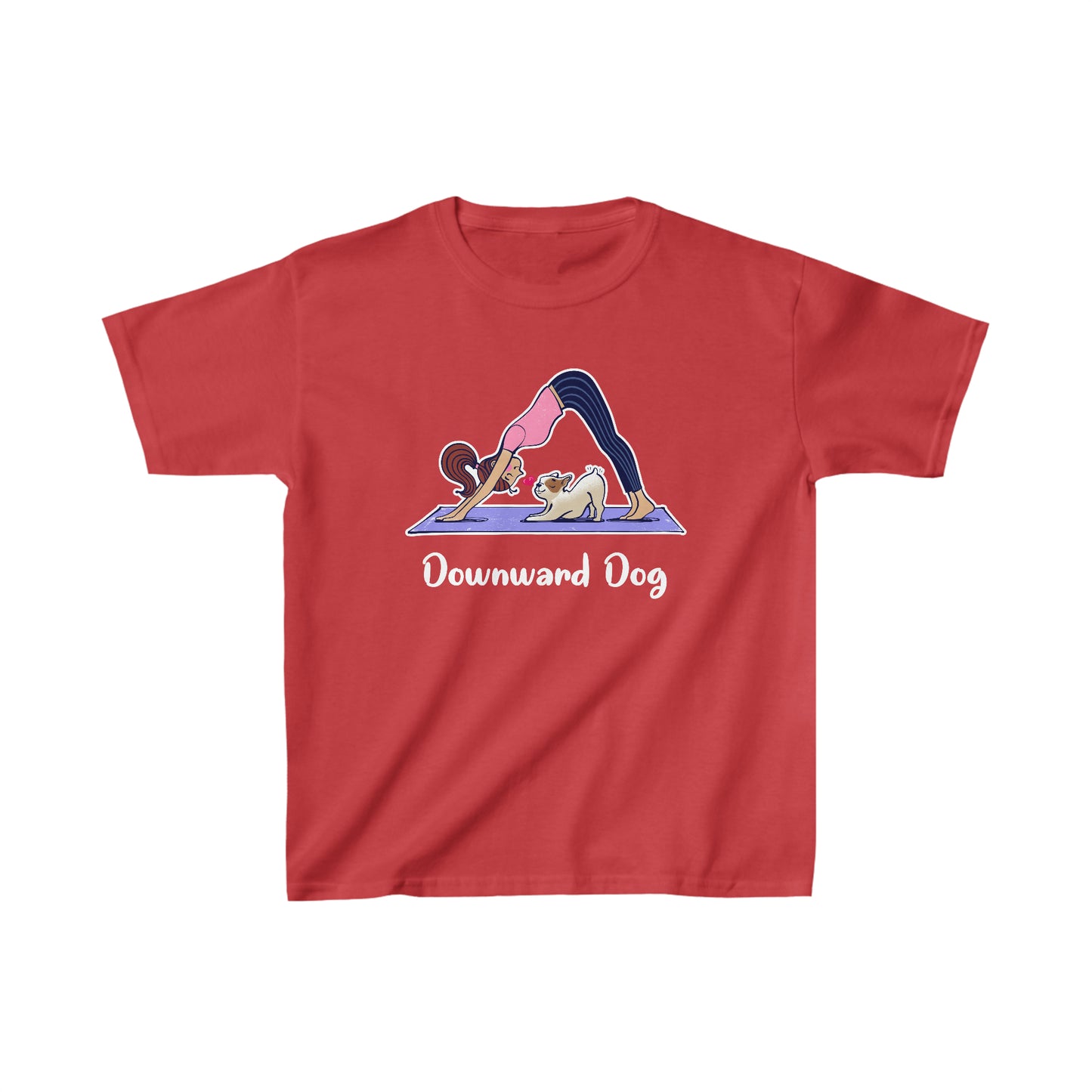 Downward Dog Kid’s Heavy Cotton Graphic Tee