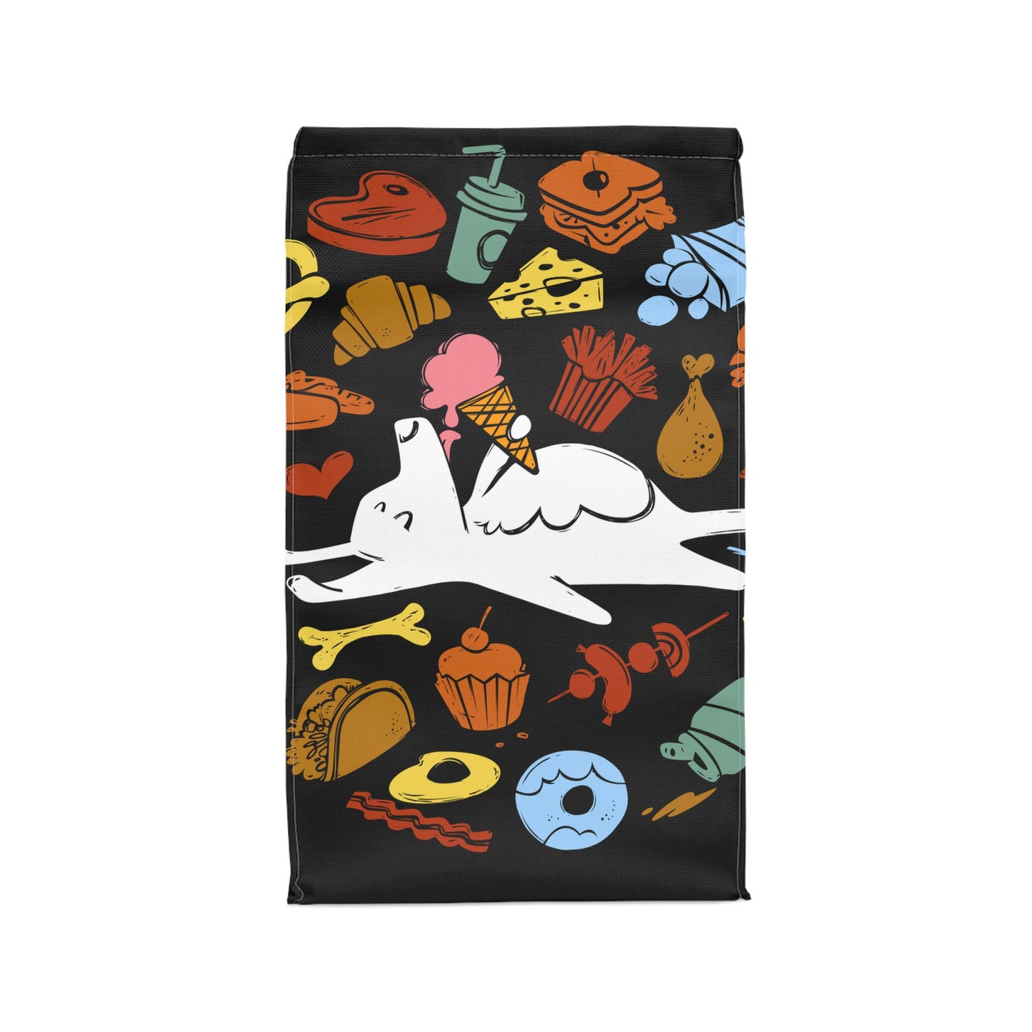 All Food is Dog Food Polyester Lunch Bag