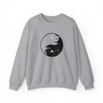 Yin Yang Women's Heavy Blend Crewneck Sweatshirt