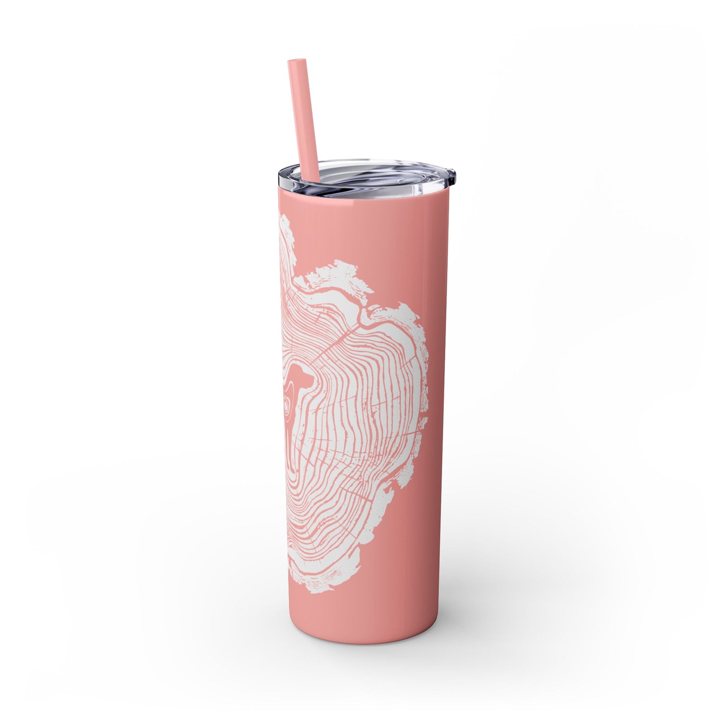 Dogwood Skinny Tumbler with Straw, 20oz