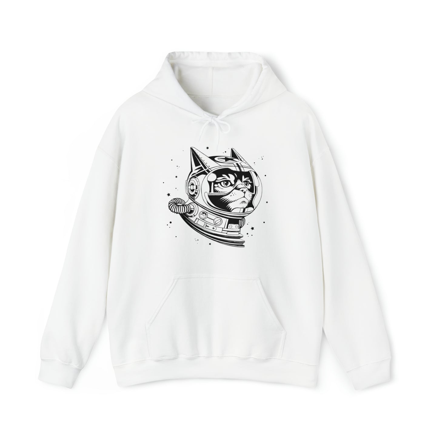 Space Cat Men's Hooded Sweatshirt