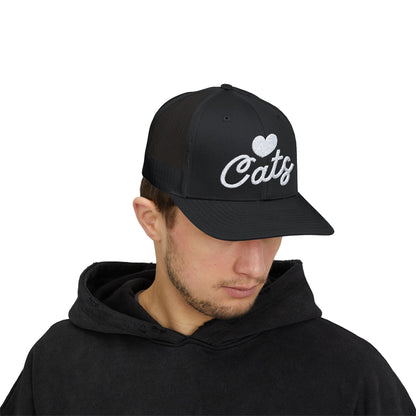 Love Cats Snapback Trucker Cap