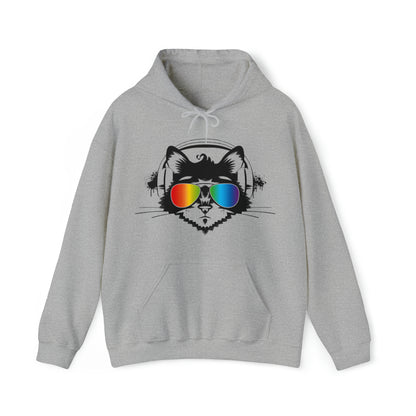 Music Cat Women's Hooded Sweatshirt