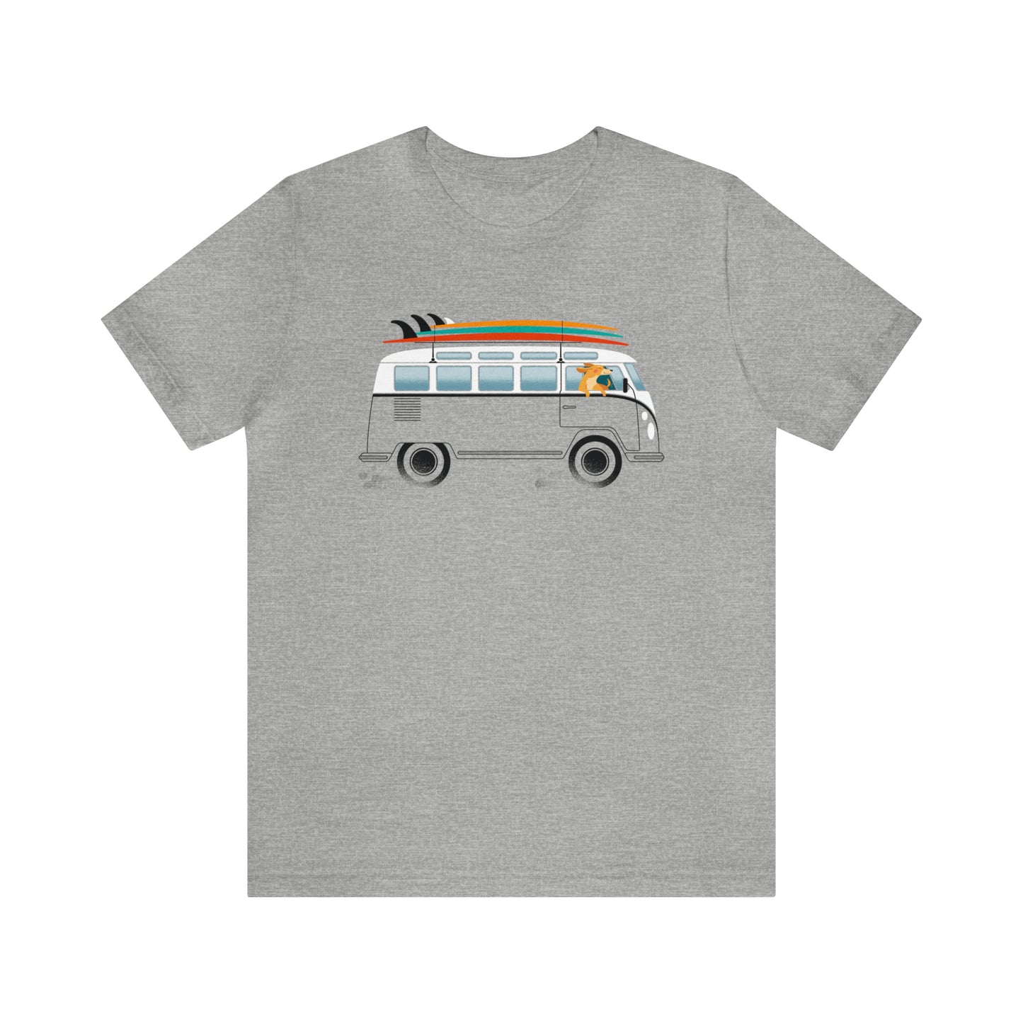 VW Van Surf Dog Men's Graphic Tee