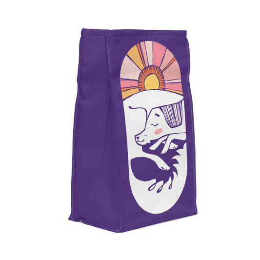 Sleepy Dog Polyester Lunch Bag