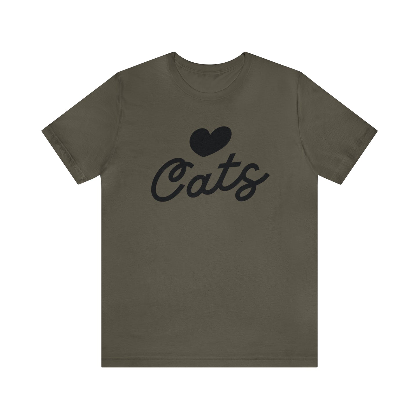 Love Cats Script Men's Graphic Tee