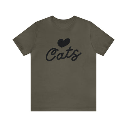 Love Cats Script Men's Graphic Tee