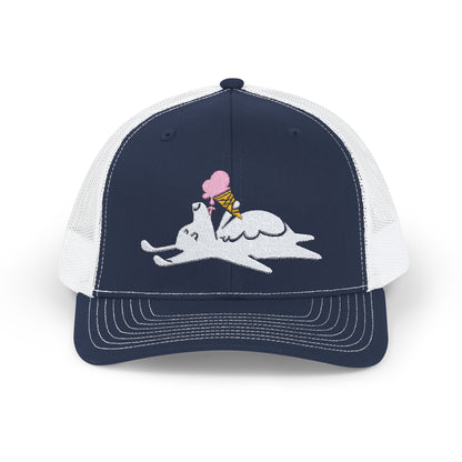 Icecream Pooch Snapback Trucker Cap