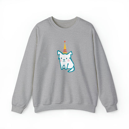 Birthday Dog Women's Heavy Blend Crewneck Sweatshirt