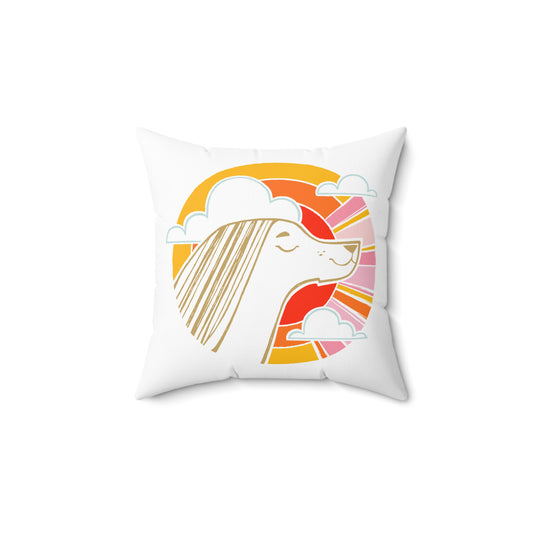 Sunset Beauty Spun Polyester Square Pillow