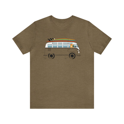 VW Van Surf Dog Women's Graphic Tee