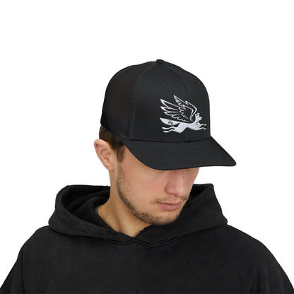 Angel Dog Snapback Trucker Cap