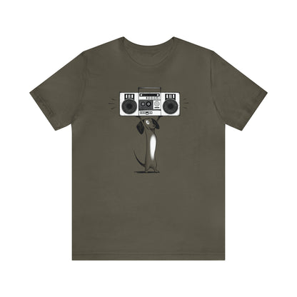 Boombox Dog Men's Graphic Tee