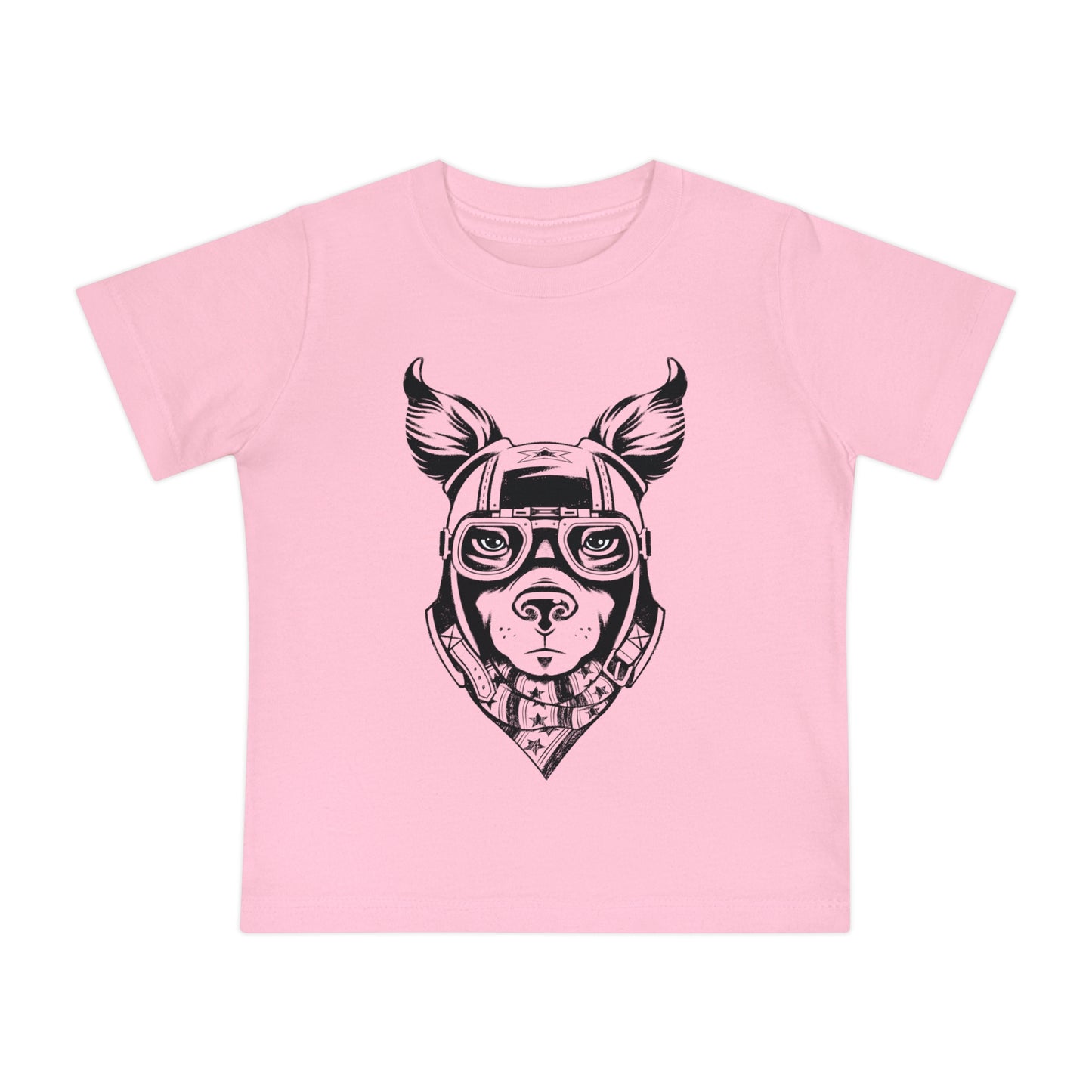 Motorcycle Dog Baby Graphic Tee