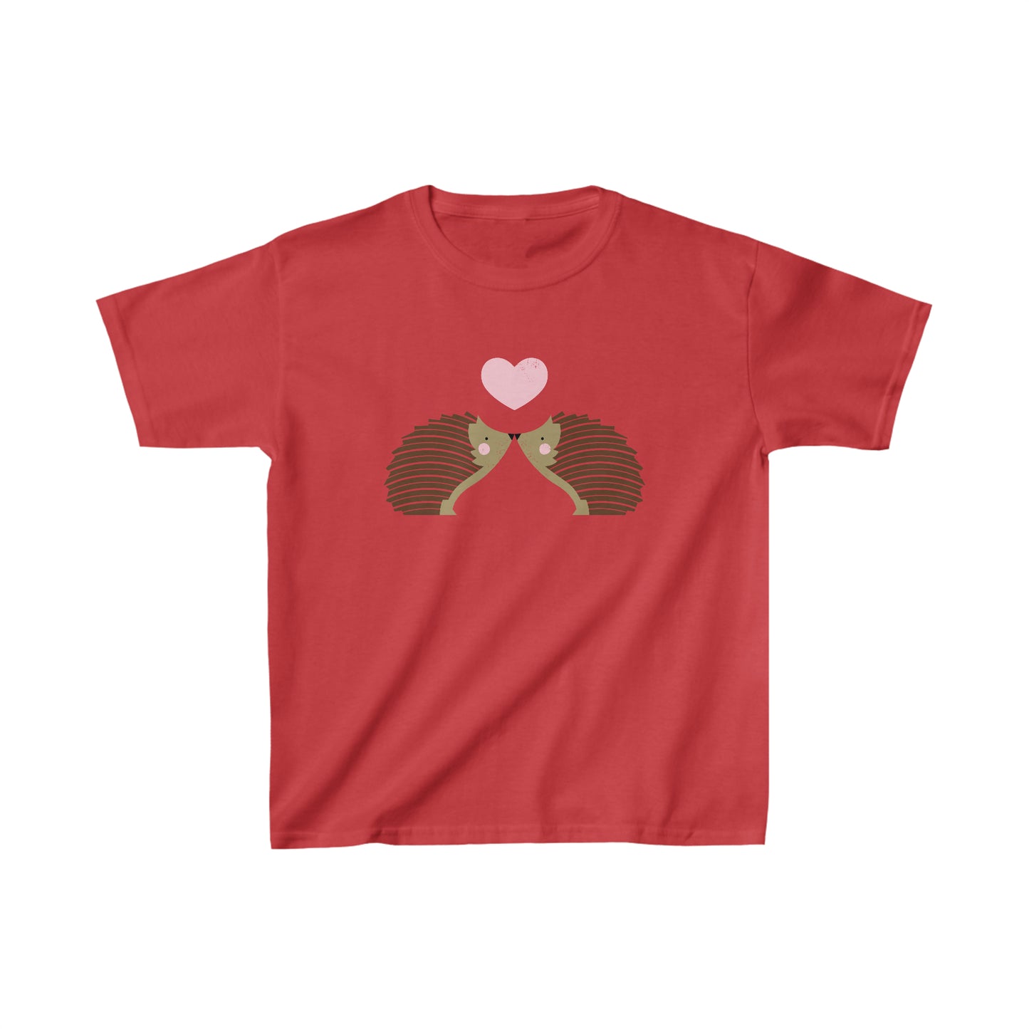 Hedgehog Love Kid's Heavy Cotton Tee