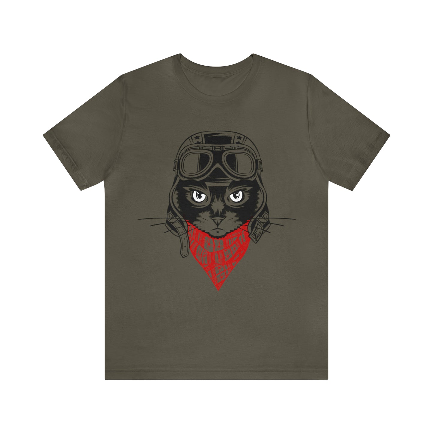 Motorcycle Cat Men's Graphic Tee