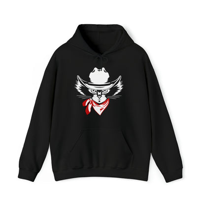 Cowboy Cat Men's Hooded Sweatshirt