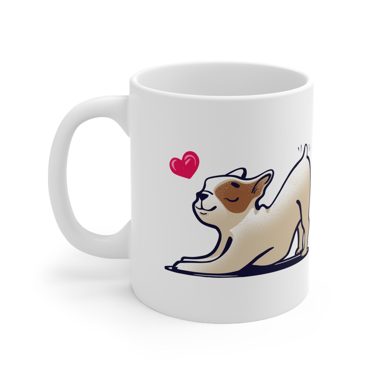 Yoga Dog Ceramic Mug 11oz