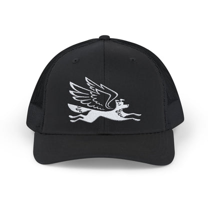 Angel Dog Snapback Trucker Cap