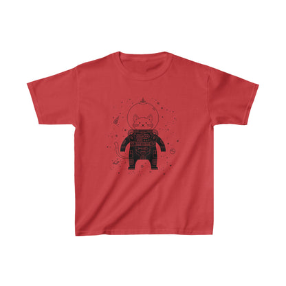 Cat in Space Kid's Heavy Cotton Tee
