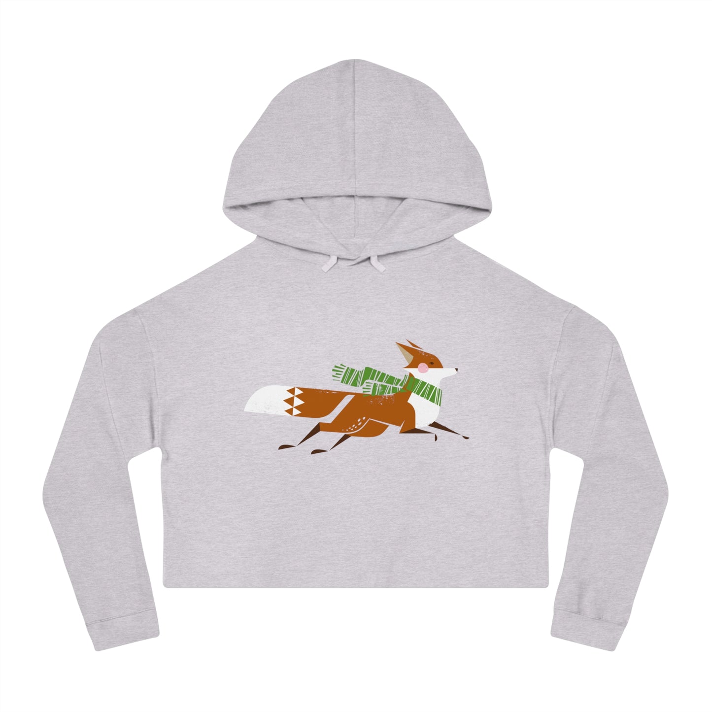 Fox on the Run Women’s Cropped Hooded Sweatshirt