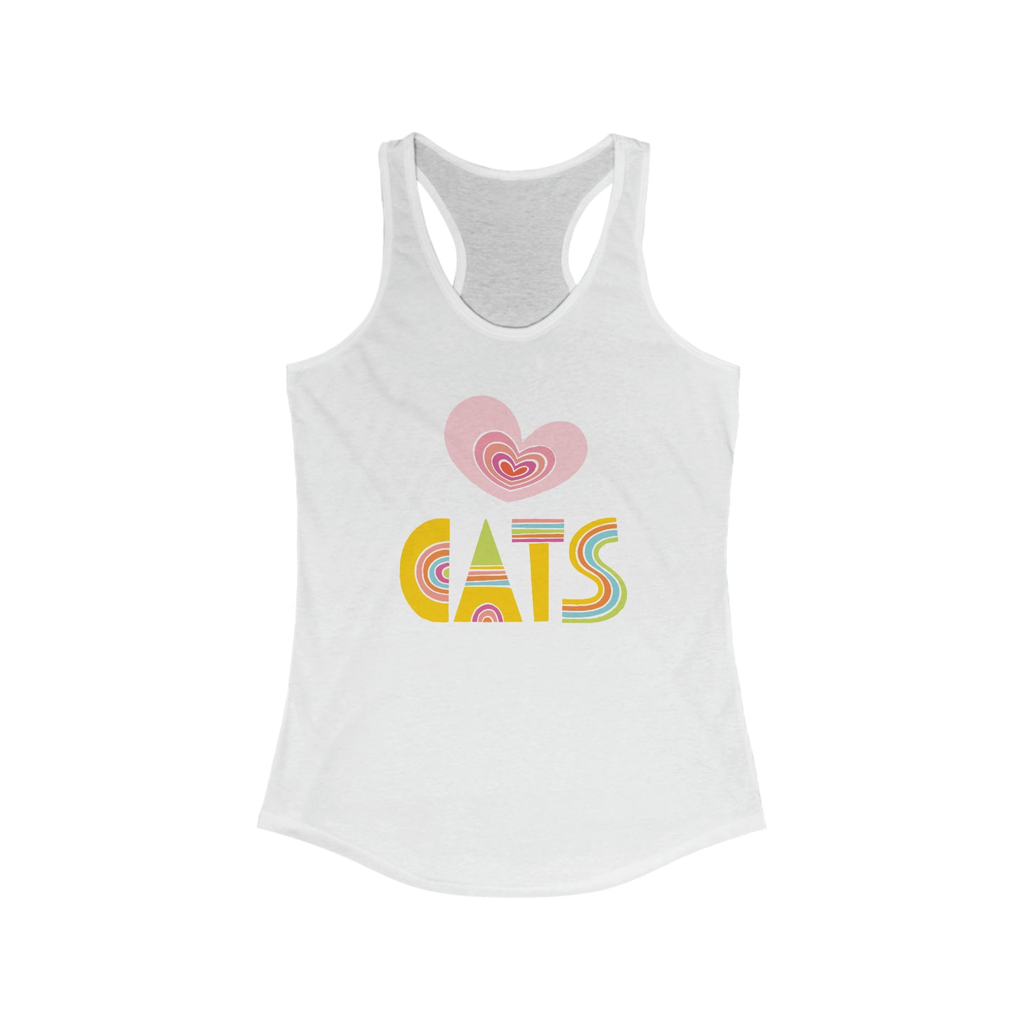 Love Cats Women's Racerback Tank Top