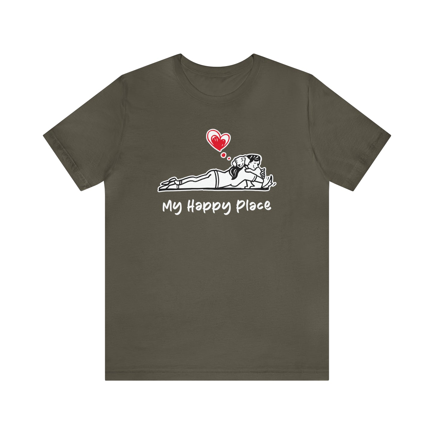 My Happy Place Dog Women's Graphic Tee