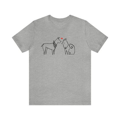 Dogs in Love Women's Graphic Tee