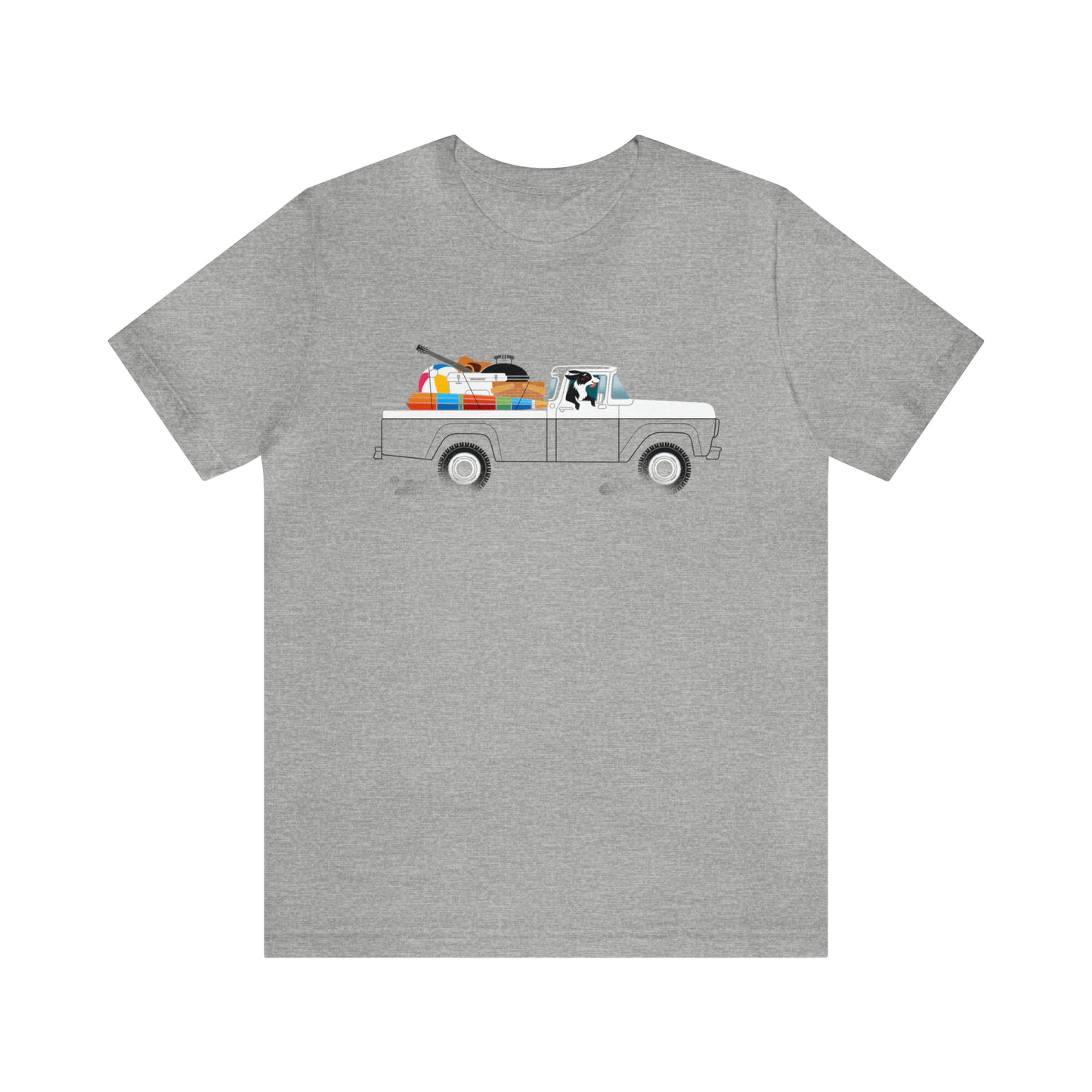 Ford Truck Beach Dog Women's Graphic Tee