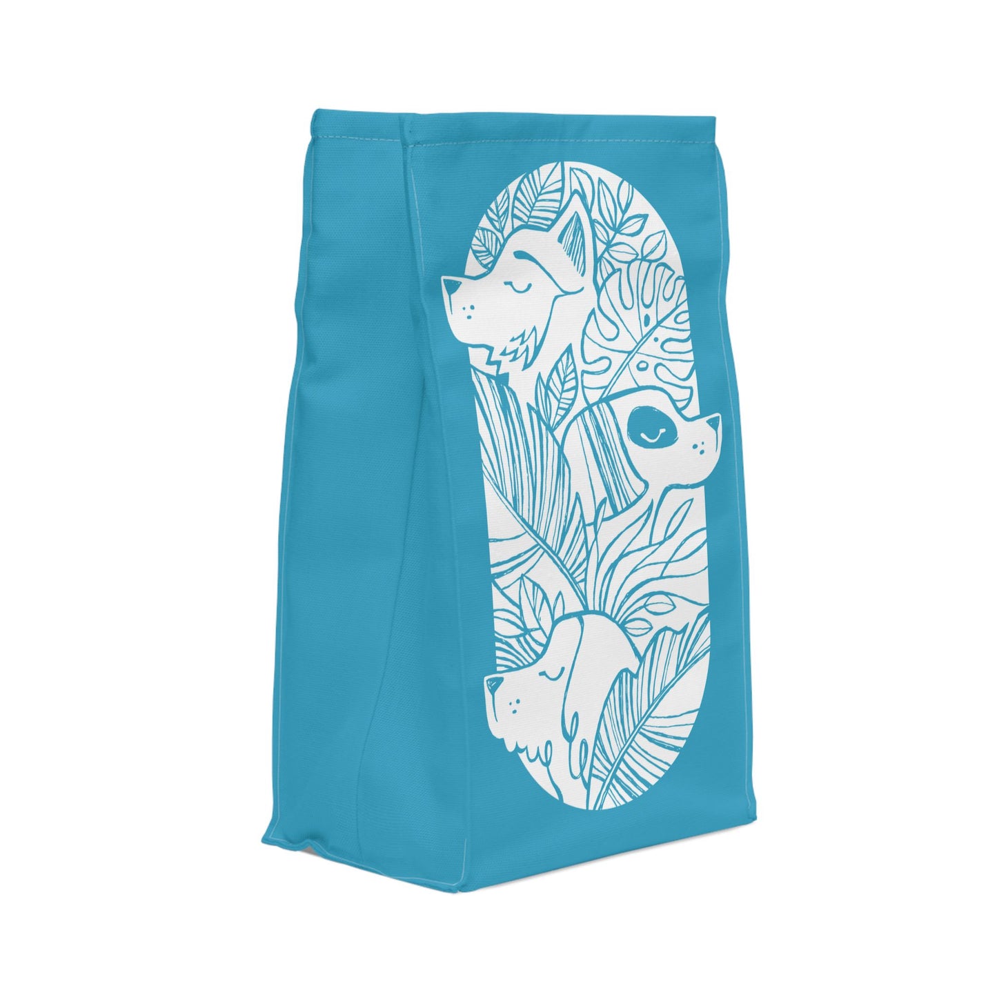 Jungle Dogs Polyester Lunch Bag