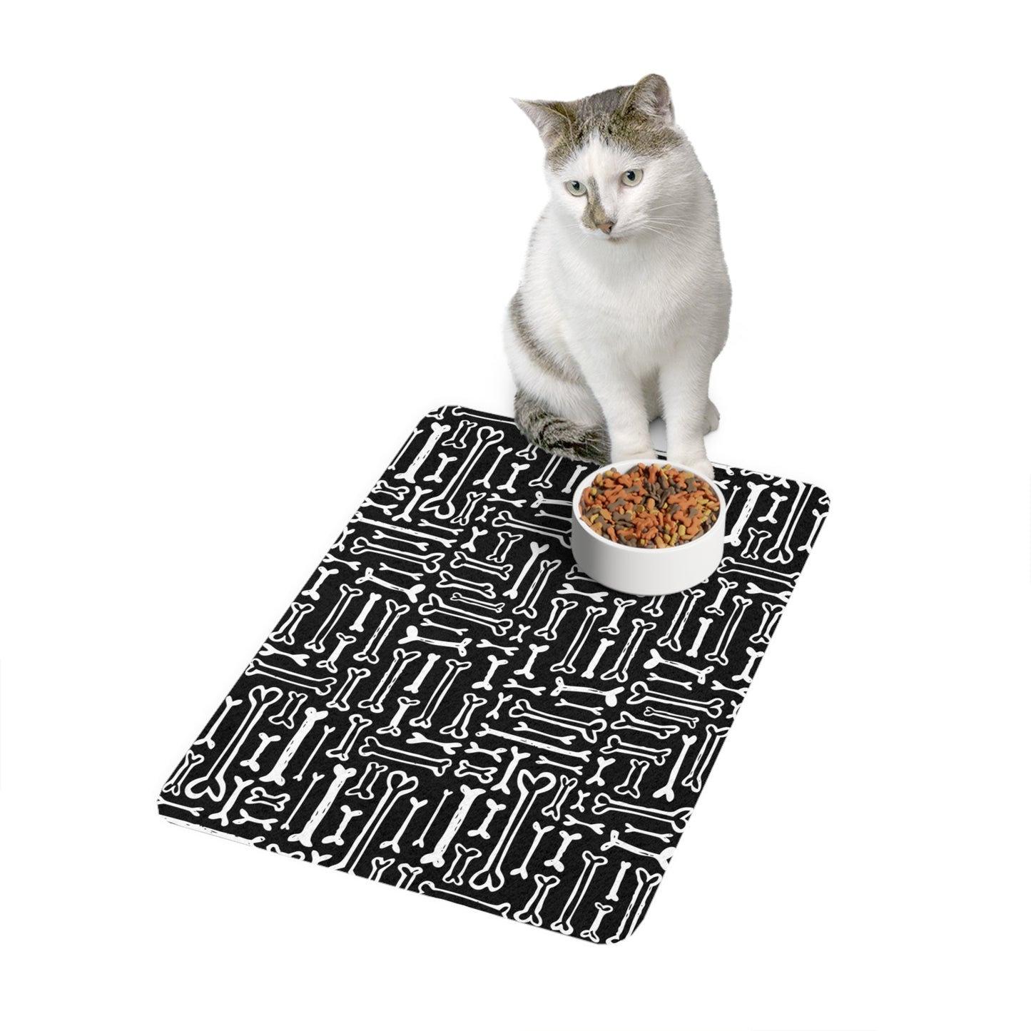 Bones Pet Food Mat (12x18)