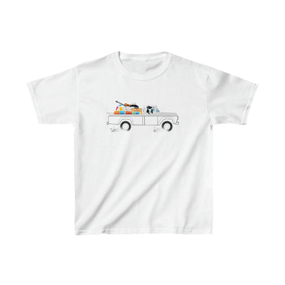 Ford Truck Beach Dog Kid's Graphic Tee