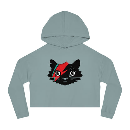 Ziggy's Cat Women’s Cropped Hooded Sweatshirt