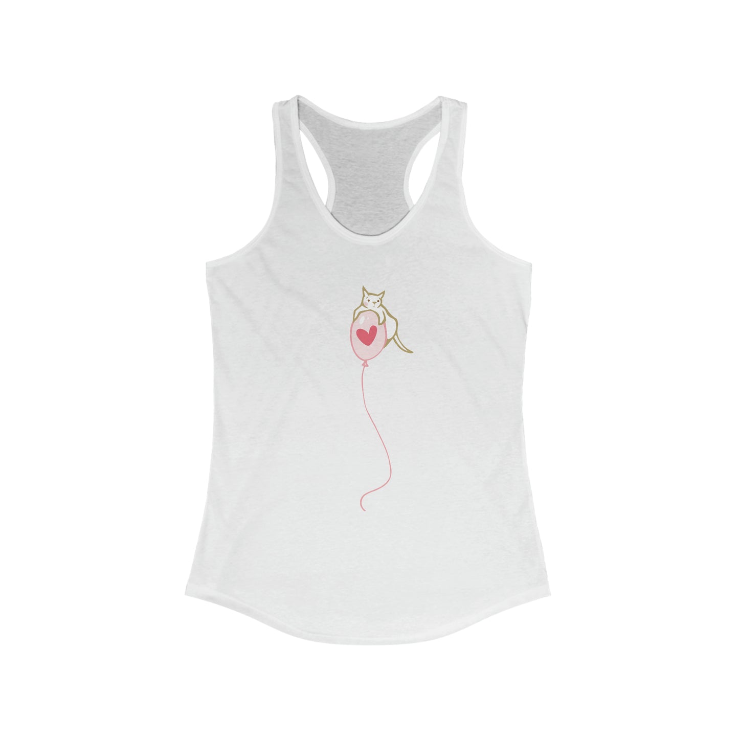 Cat Balloon Women's Racerback Tank Top