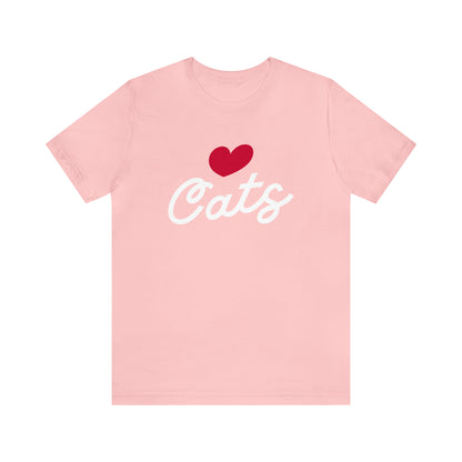 Love Cats Script Women's Graphic Tee