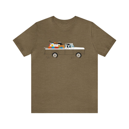 Ford Truck Beach Dog Women's Graphic Tee