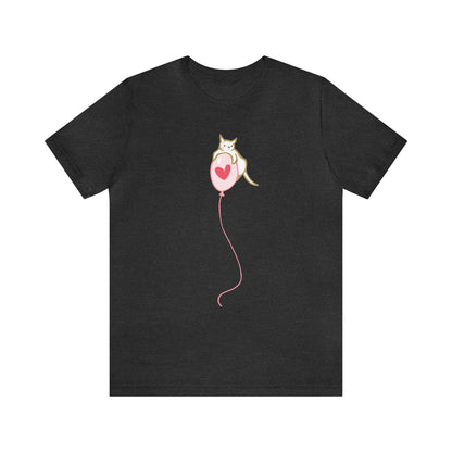 Cat on Heart Strings Women's Graphic Tee