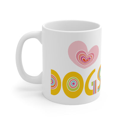 Love Dogs 11oz White Mug