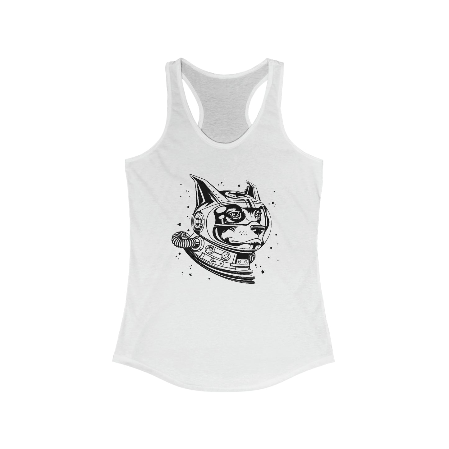 Space Dog Women's Racerback Tank Top