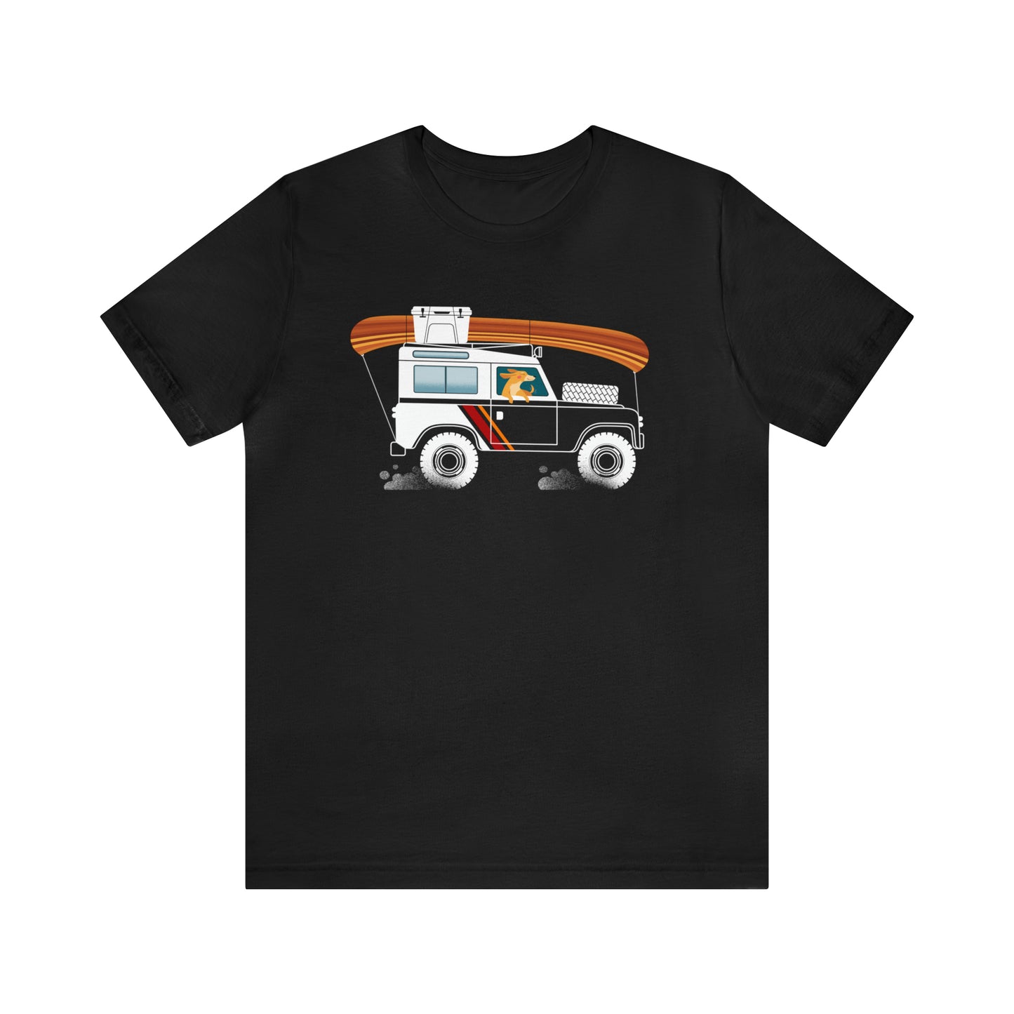 Land Rover Camping Dog Men's Graphic Tee