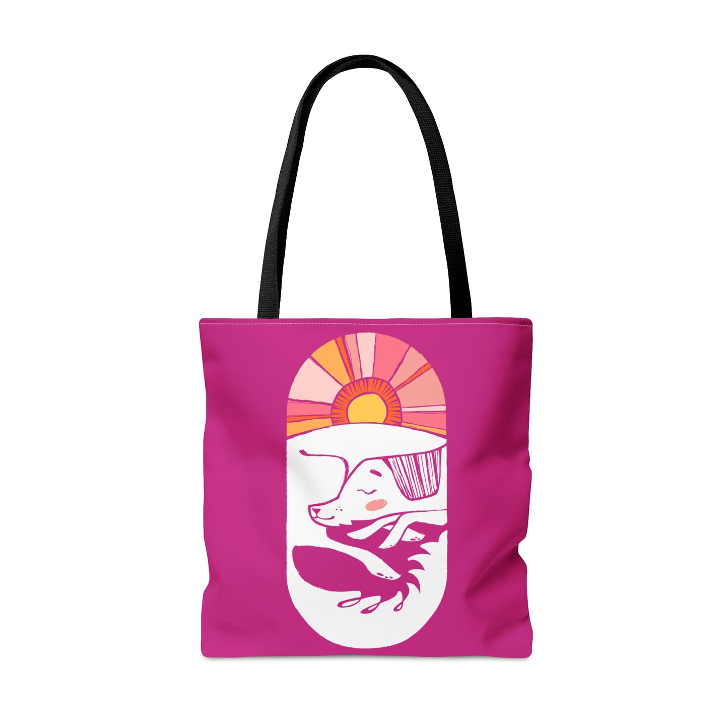 Sleepy Dog Tote Bag