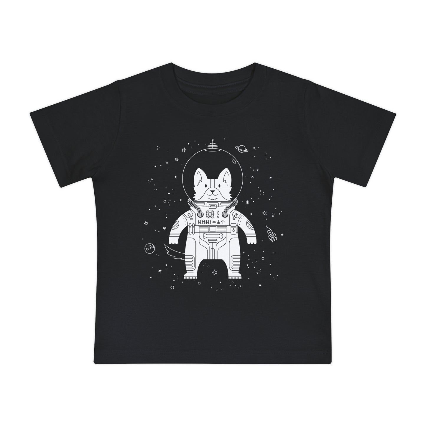 Dog in Space Baby Graphic Tee