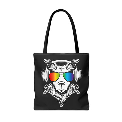 Music Dog Tote Bag